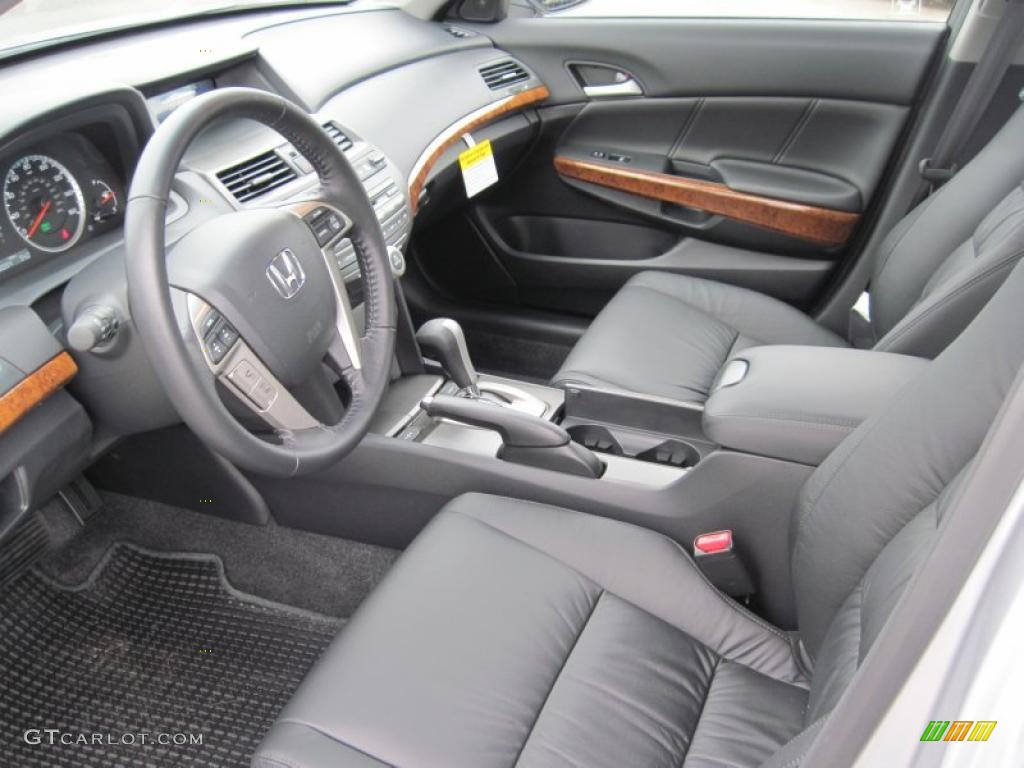 Black Interior 2011 Honda Accord EX-L V6 Sedan Photo #40534133