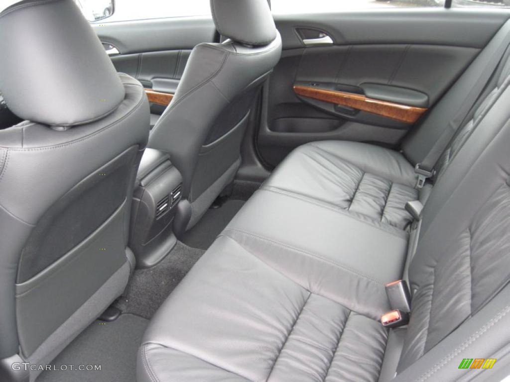 Black Interior 2011 Honda Accord EX-L V6 Sedan Photo #40534149