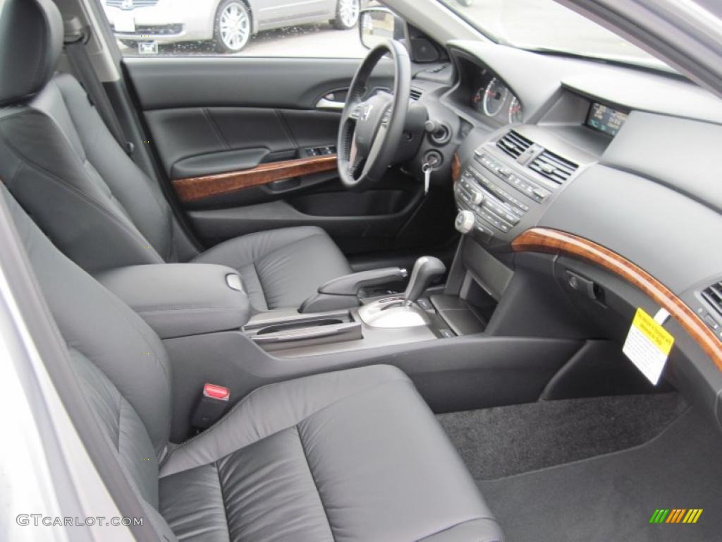 Black Interior 2011 Honda Accord EX-L V6 Sedan Photo #40534181