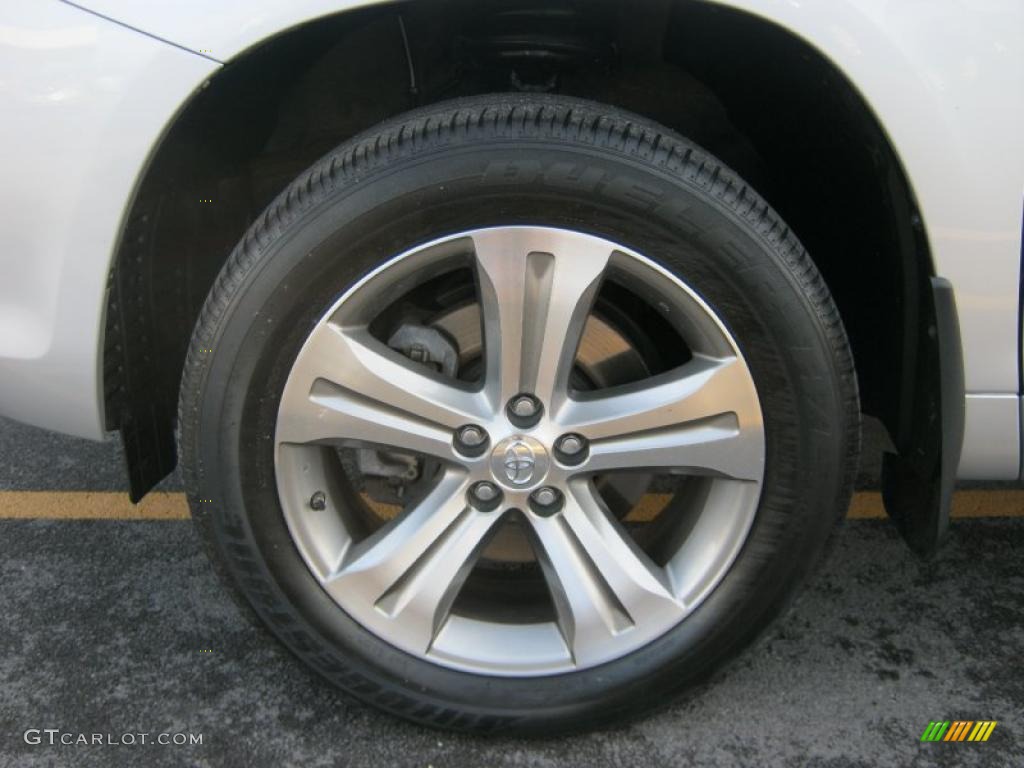 2009 Toyota Highlander Sport 4WD Wheel Photo #40534457