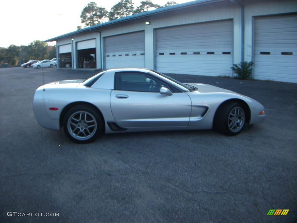 Quicksilver Metallic 2002 Chevrolet Corvette Z06 Exterior Photo #40536693