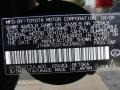 212: Obsidian Black 2010 Lexus ES 350 Color Code