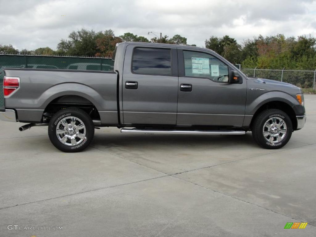 2010 F150 XLT SuperCrew - Sterling Grey Metallic / Medium Stone photo #2