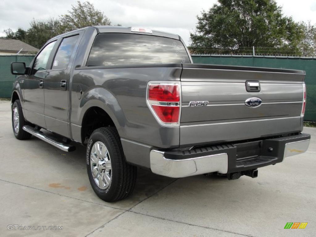 2010 F150 XLT SuperCrew - Sterling Grey Metallic / Medium Stone photo #5