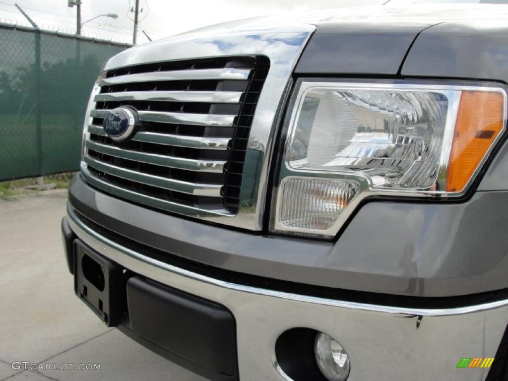 2010 F150 XLT SuperCrew - Sterling Grey Metallic / Medium Stone photo #9