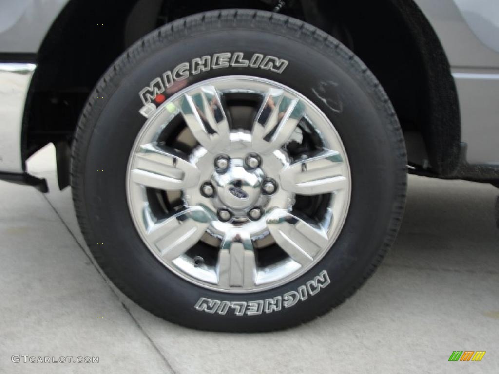 2010 F150 XLT SuperCrew - Sterling Grey Metallic / Medium Stone photo #10