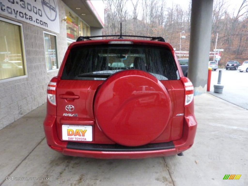 2011 RAV4 I4 4WD - Barcelona Red Metallic / Sand Beige photo #3