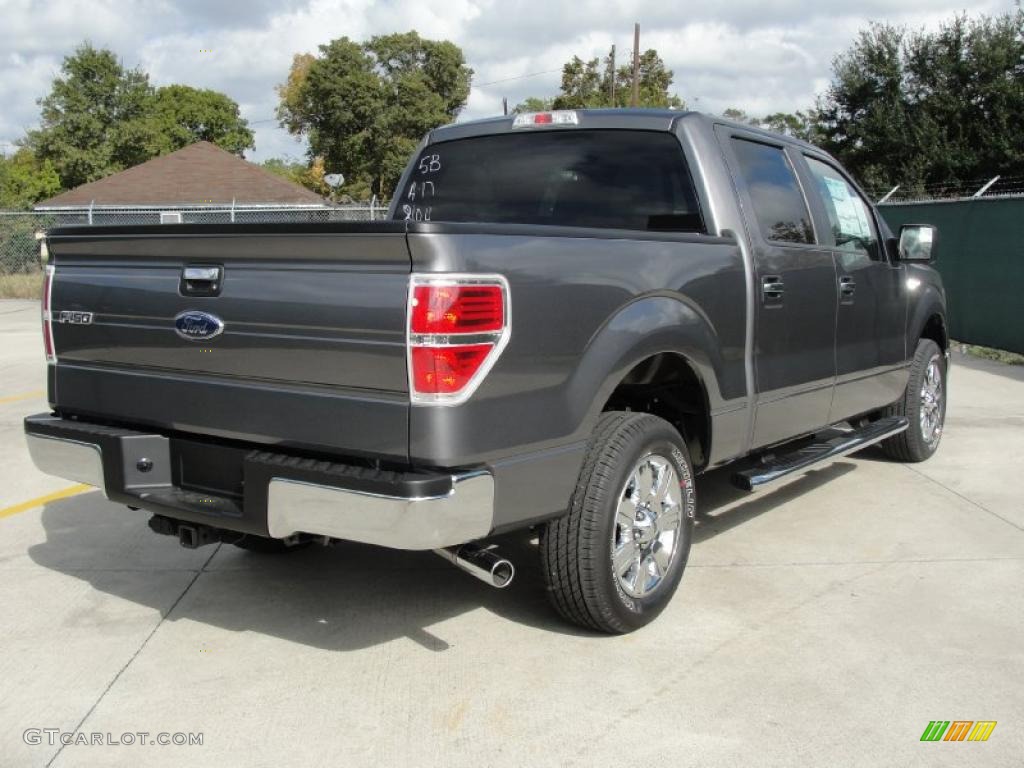 2010 F150 XLT SuperCrew - Sterling Grey Metallic / Medium Stone photo #3