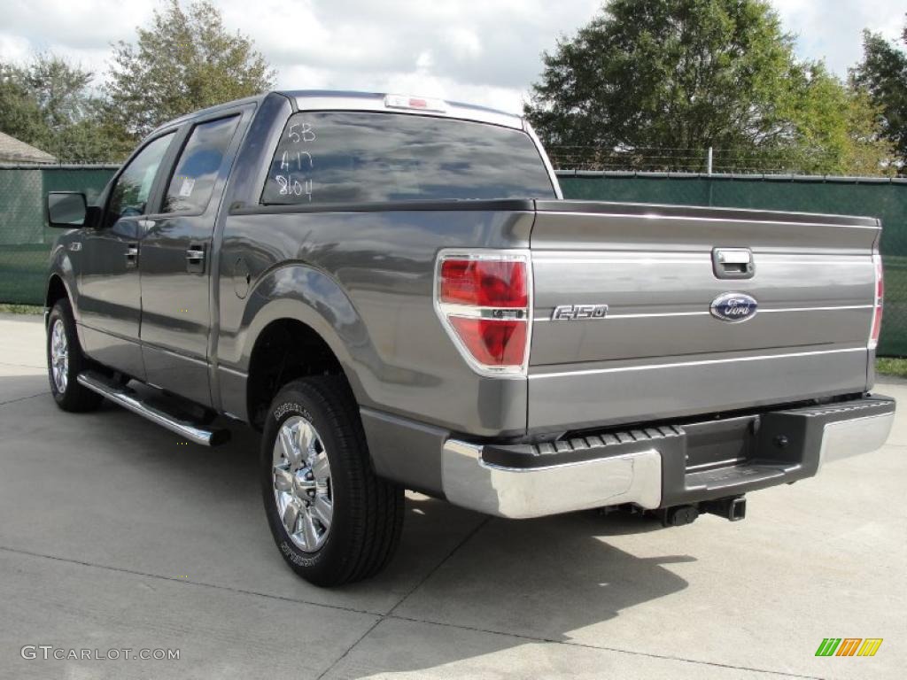 2010 F150 XLT SuperCrew - Sterling Grey Metallic / Medium Stone photo #5