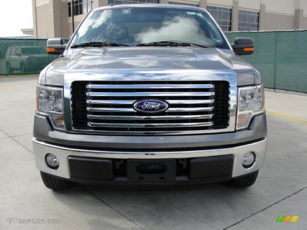 2010 F150 XLT SuperCrew - Sterling Grey Metallic / Medium Stone photo #8