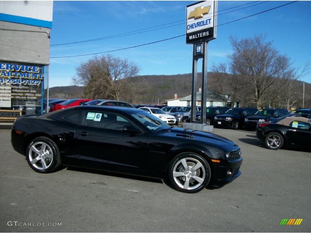 2011 Camaro SS Coupe - Black / Black photo #1