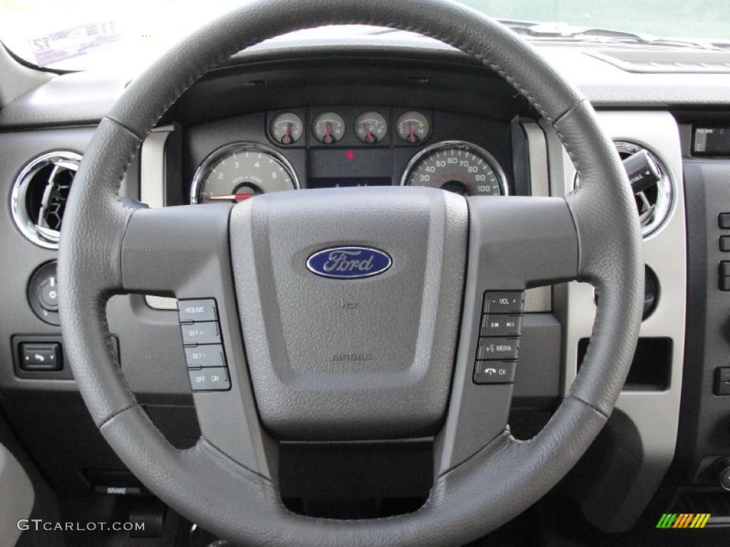 2010 F150 XLT SuperCrew - Sterling Grey Metallic / Medium Stone photo #30
