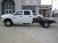 2011 Bright White Dodge Ram 3500 HD SLT Crew Cab 4x4 Chassis  photo #2