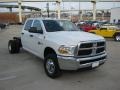 2011 Bright White Dodge Ram 3500 HD SLT Crew Cab 4x4 Chassis  photo #7