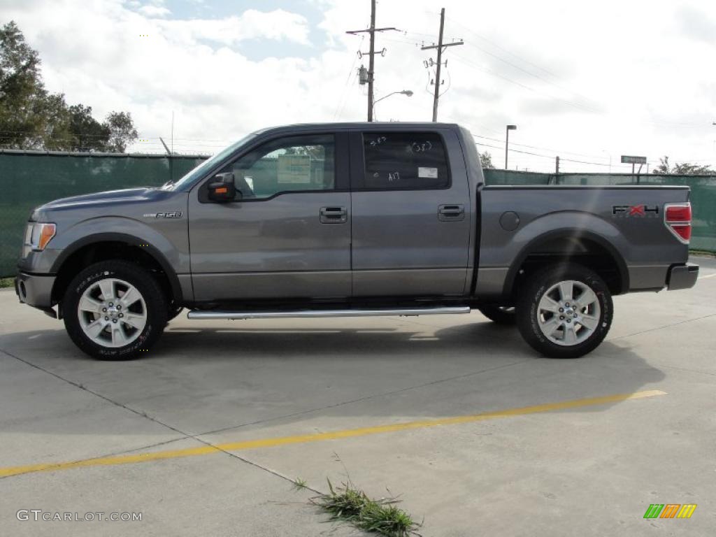 2010 F150 FX4 SuperCrew 4x4 - Sterling Grey Metallic / Black photo #6