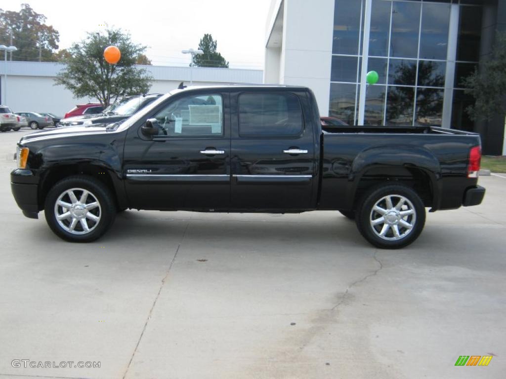 Onyx Black 2011 GMC Sierra 1500 Denali Crew Cab 4x4 Exterior Photo #40538801