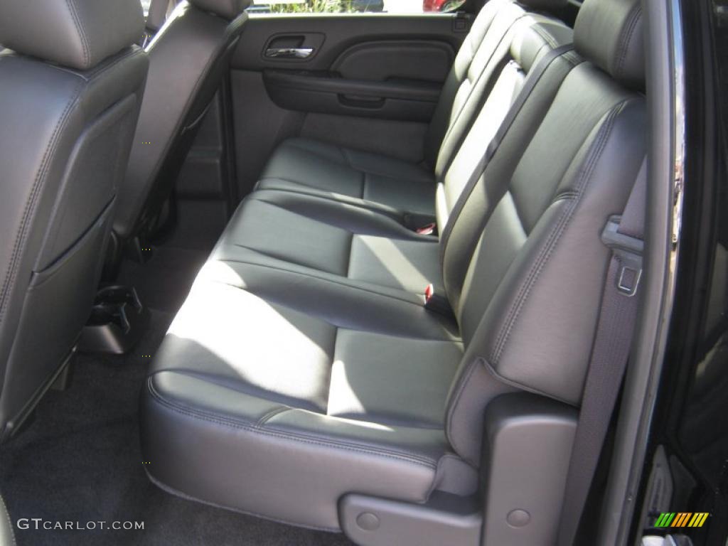 Ebony Interior 2011 GMC Sierra 1500 Denali Crew Cab 4x4 Photo #40539021