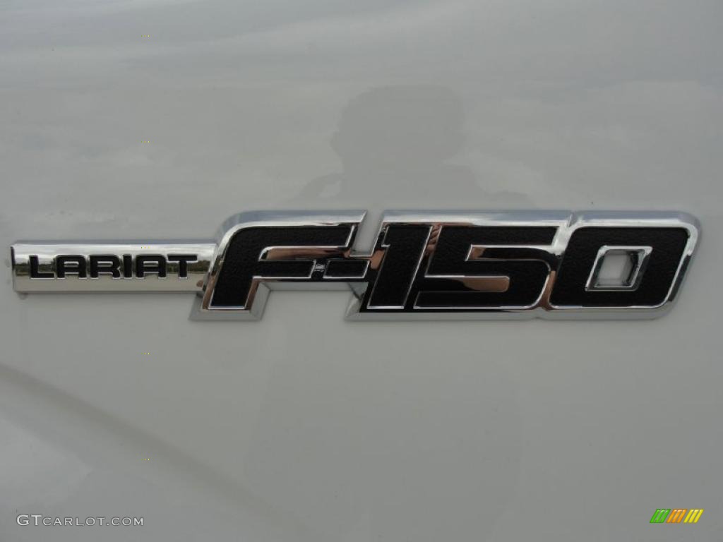 2010 F150 Lariat SuperCrew 4x4 - Oxford White / Black photo #11