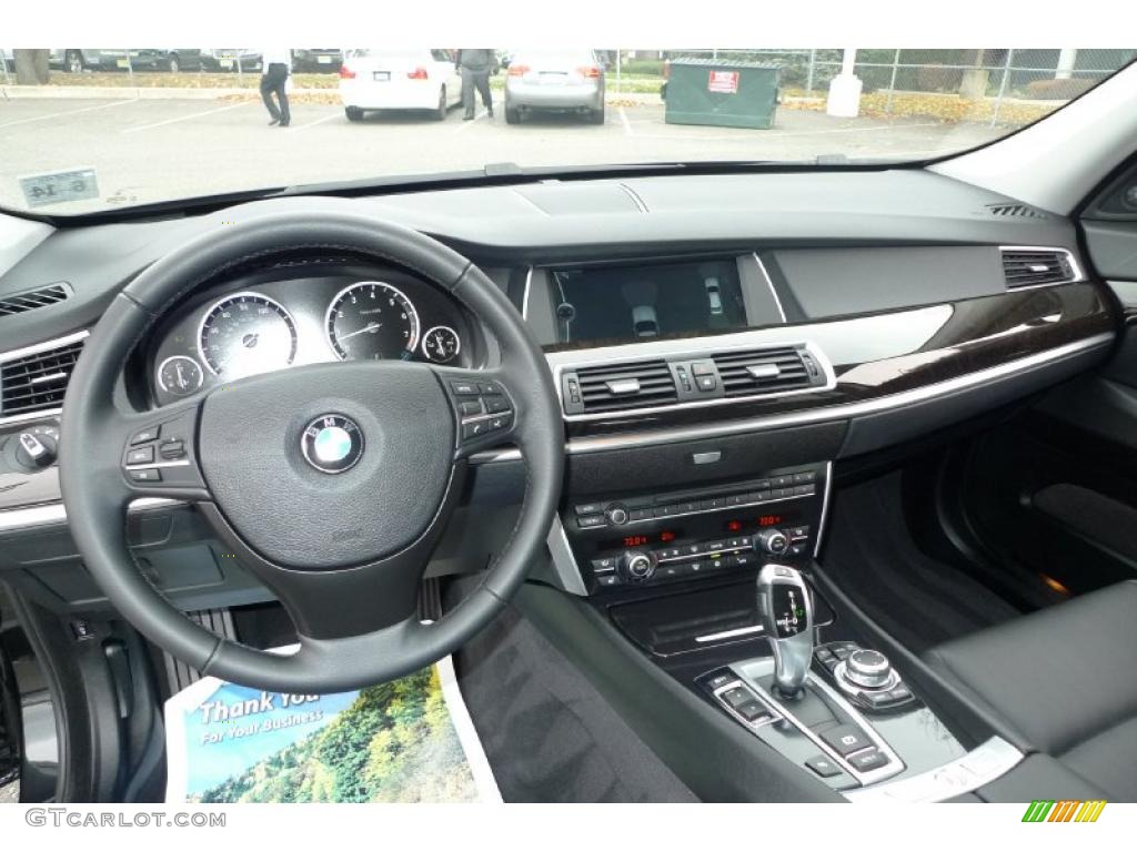 Black Interior 2010 BMW 5 Series 535i Gran Turismo Photo #40540217