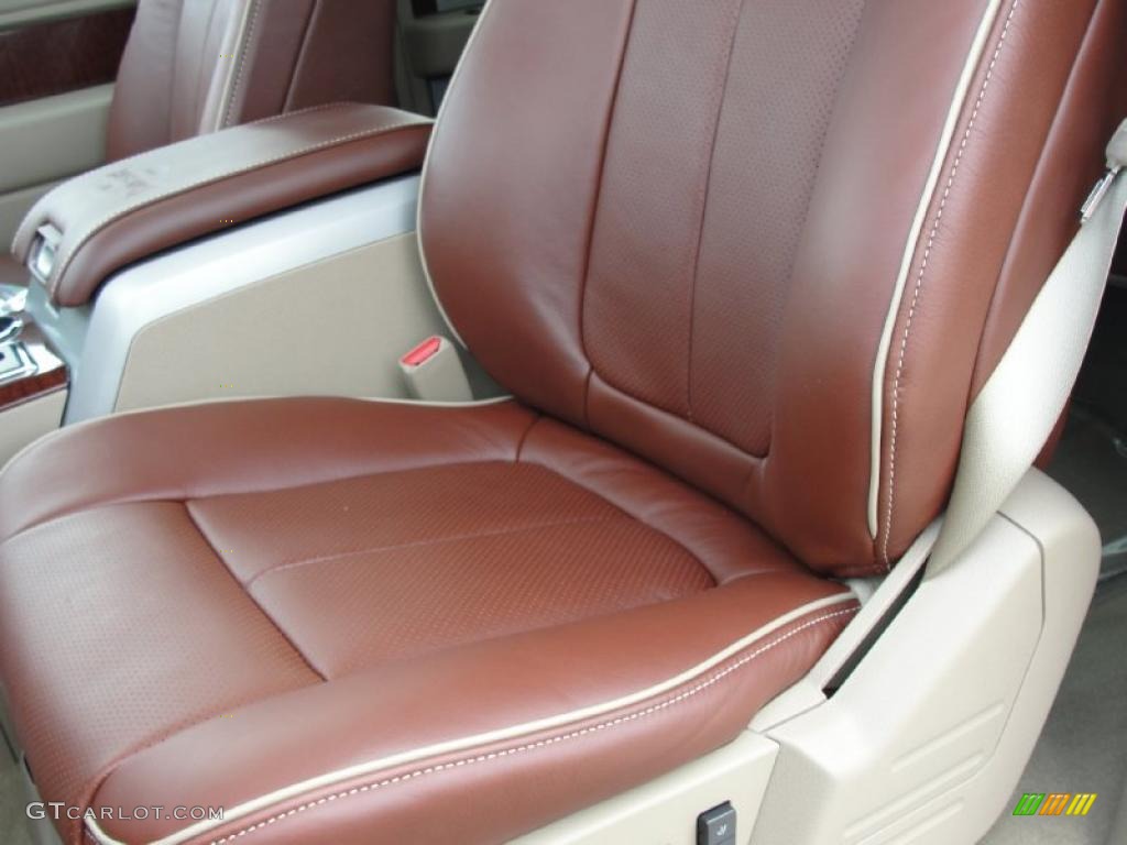 2010 F150 King Ranch SuperCrew 4x4 - Oxford White / Chapparal Leather photo #25
