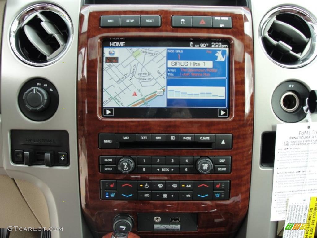 2010 F150 King Ranch SuperCrew 4x4 - Oxford White / Chapparal Leather photo #29