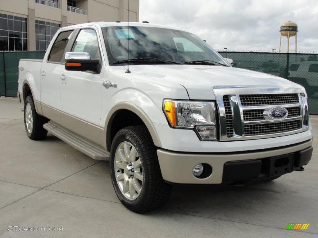 2010 F150 King Ranch SuperCrew 4x4 - Oxford White / Chapparal Leather photo #1