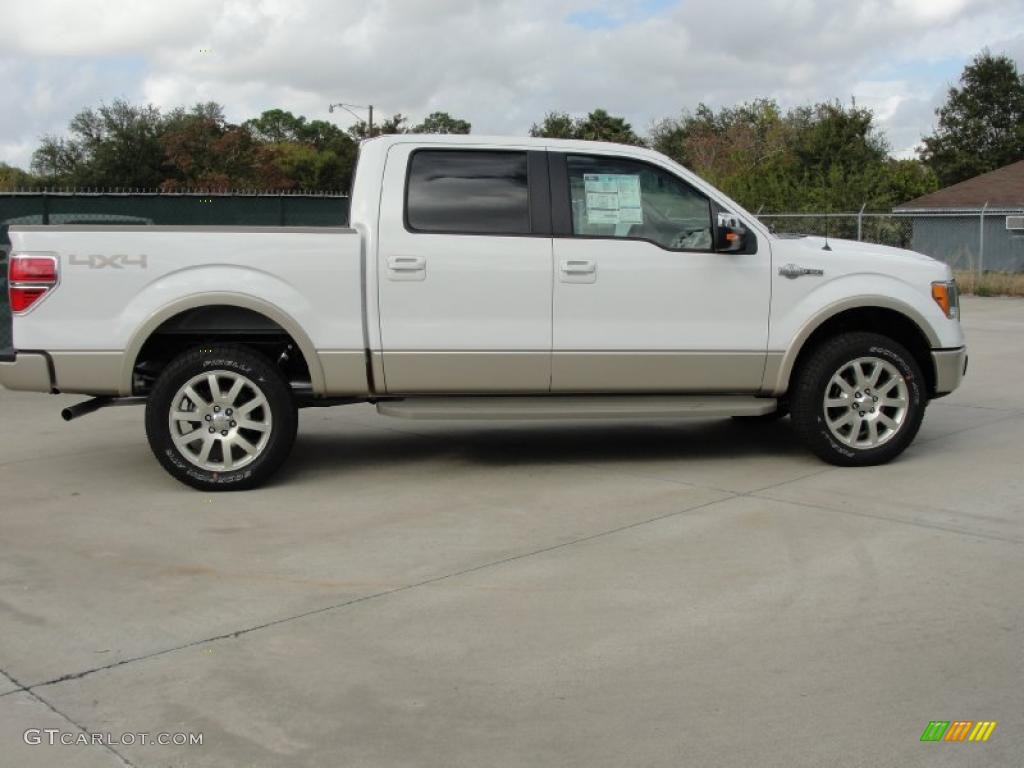 2010 F150 King Ranch SuperCrew 4x4 - Oxford White / Chapparal Leather photo #2