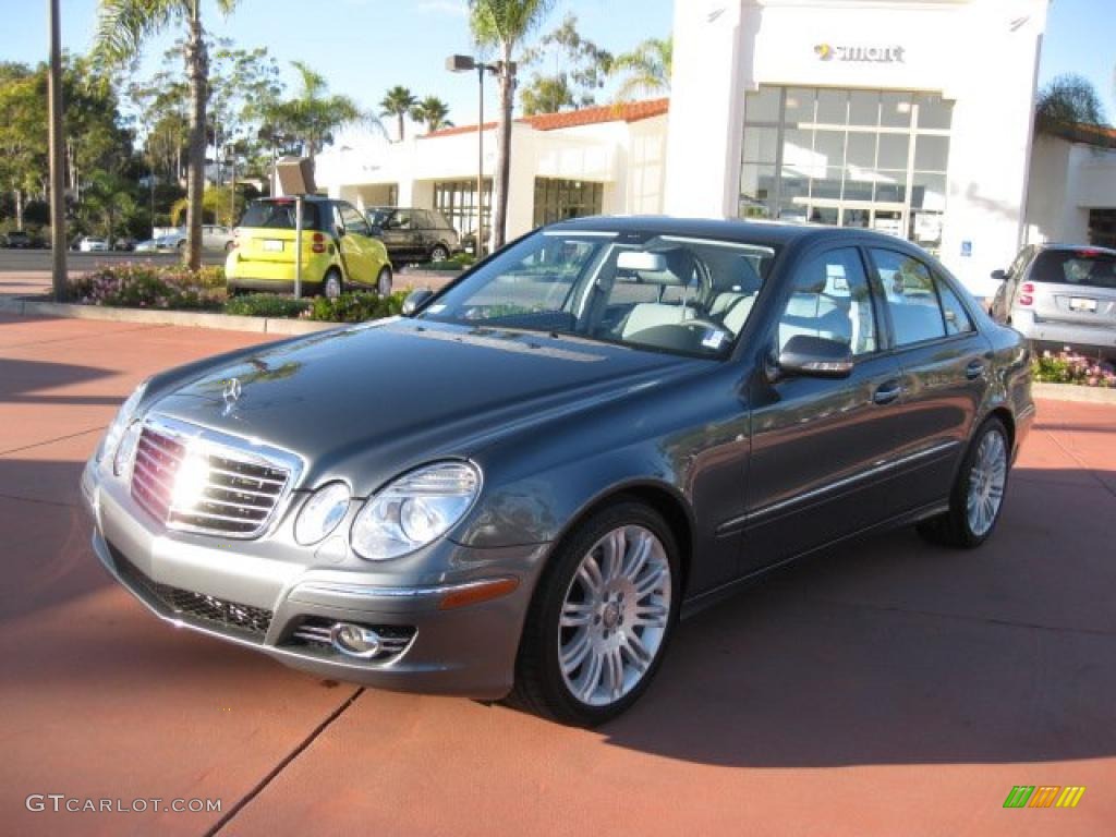 2008 E 350 Sedan - Flint Grey Metallic / Ash photo #1
