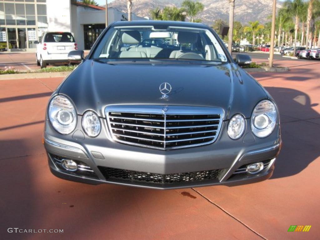 2008 E 350 Sedan - Flint Grey Metallic / Ash photo #2