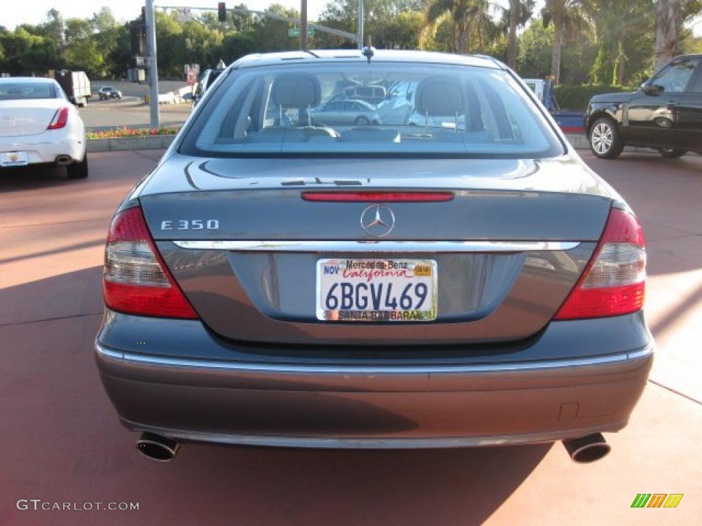 2008 E 350 Sedan - Flint Grey Metallic / Ash photo #4