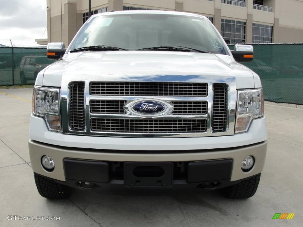 2010 F150 King Ranch SuperCrew 4x4 - Oxford White / Chapparal Leather photo #8