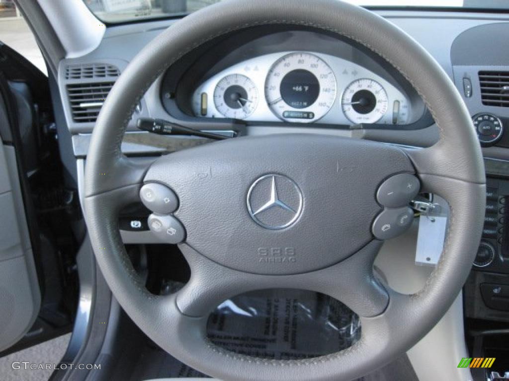 2008 E 350 Sedan - Flint Grey Metallic / Ash photo #9