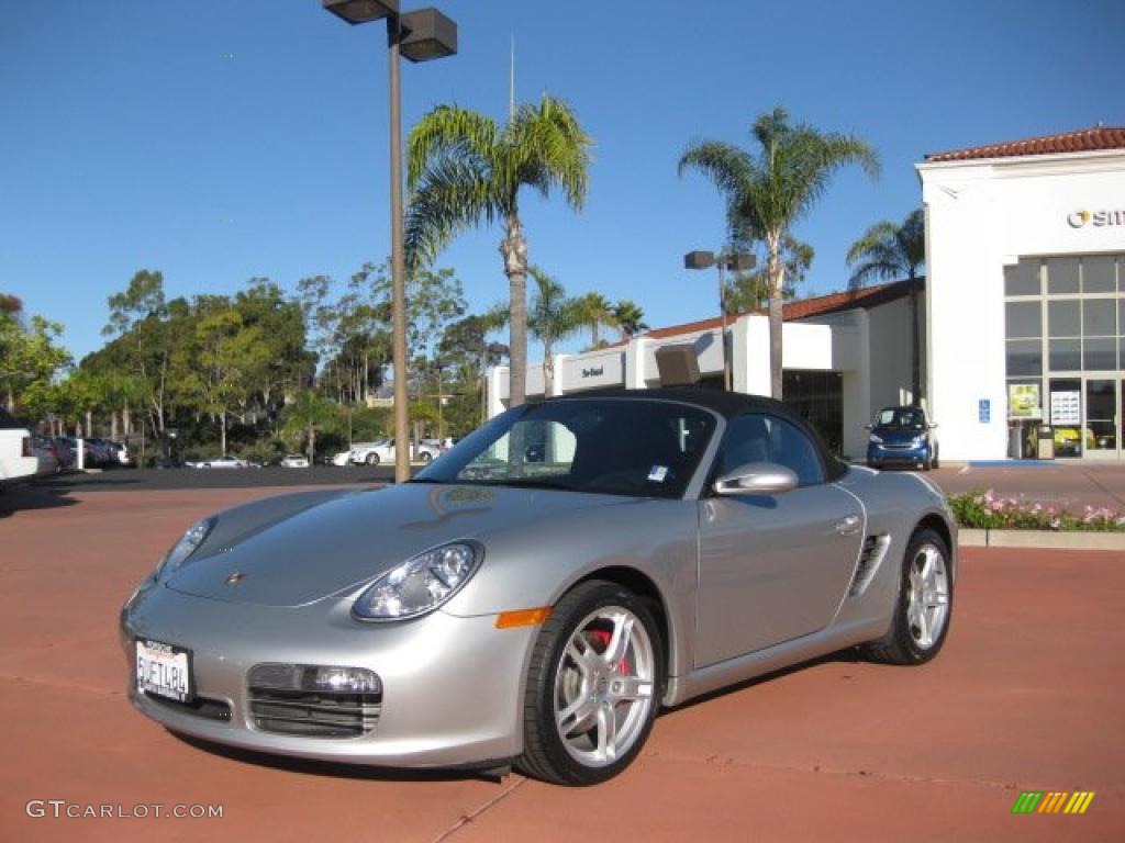 Arctic Silver Metallic 2005 Porsche Boxster S Exterior Photo #40541785