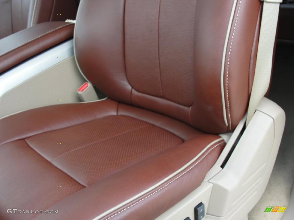 2010 F150 King Ranch SuperCrew 4x4 - Oxford White / Chapparal Leather photo #25
