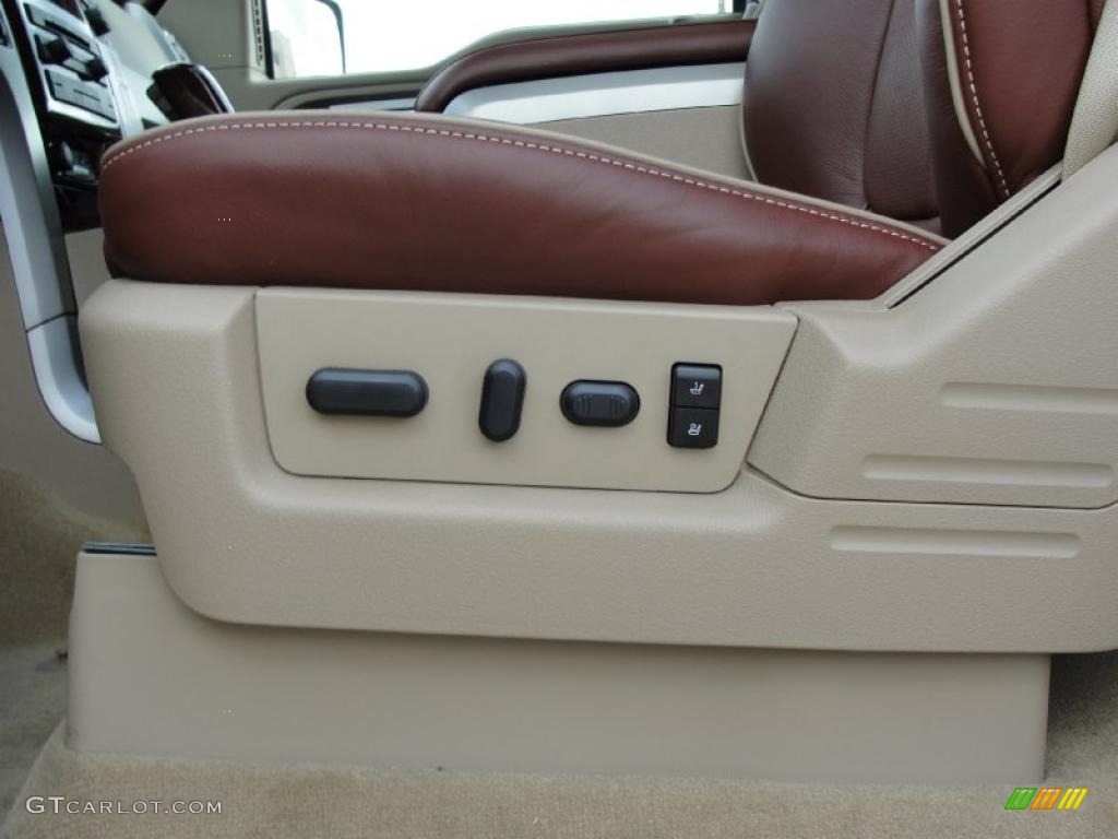 2010 F150 King Ranch SuperCrew 4x4 - Oxford White / Chapparal Leather photo #26