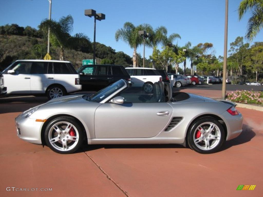 Arctic Silver Metallic 2005 Porsche Boxster S Exterior Photo #40541837