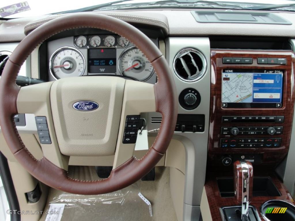 2010 F150 King Ranch SuperCrew 4x4 - Oxford White / Chapparal Leather photo #28