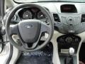 Light Stone/Charcoal Black Cloth 2011 Ford Fiesta S Sedan Dashboard
