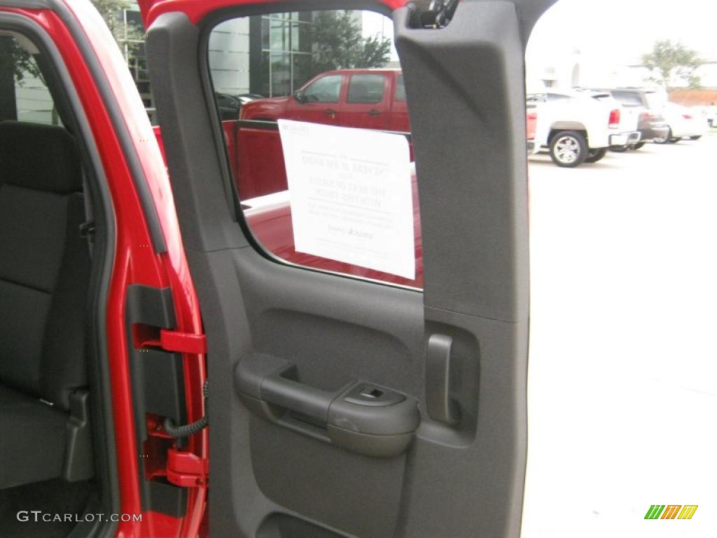 2011 Sierra 1500 SLE Extended Cab 4x4 - Fire Red / Ebony photo #19