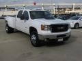 2011 Summit White GMC Sierra 2500HD SLT Extended Cab 4x4 Dually  photo #7