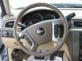 Very Dark Cashmere/Light Cashmere 2011 GMC Sierra 2500HD SLT Extended Cab 4x4 Dually Steering Wheel