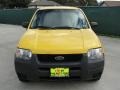 2003 Chrome Yellow Metallic Ford Escape XLS V6  photo #8