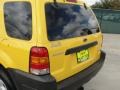 2003 Chrome Yellow Metallic Ford Escape XLS V6  photo #19