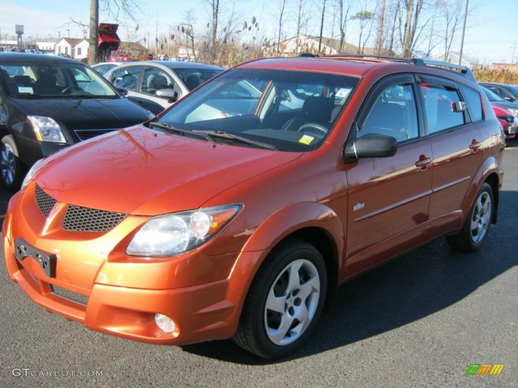 Fusion Orange Metallic Pontiac Vibe