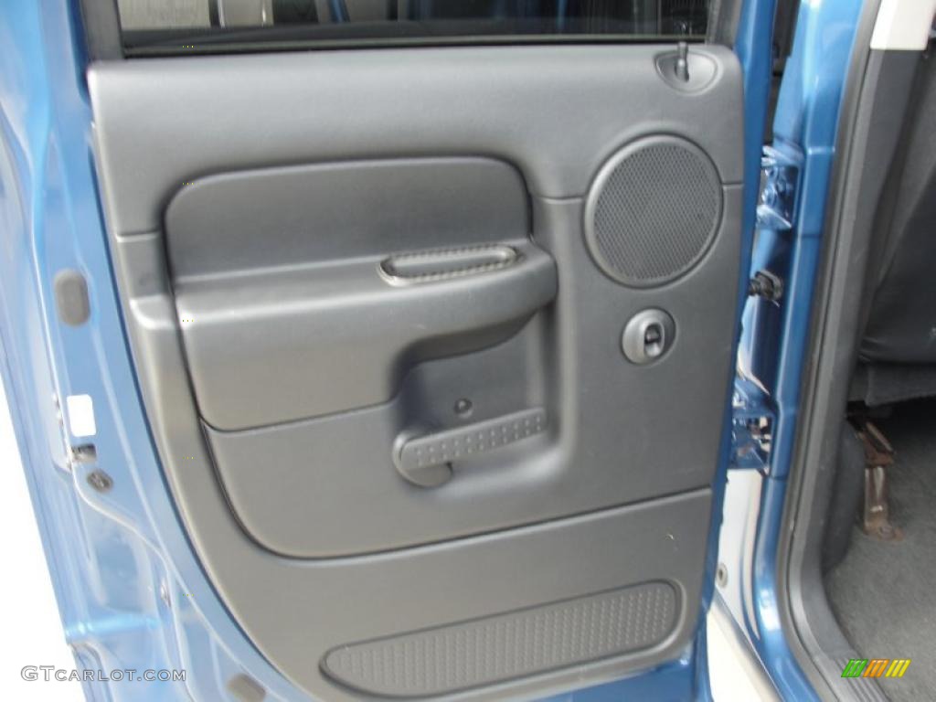 2004 Ram 1500 SLT Quad Cab - Atlantic Blue Pearl / Dark Slate Gray photo #30
