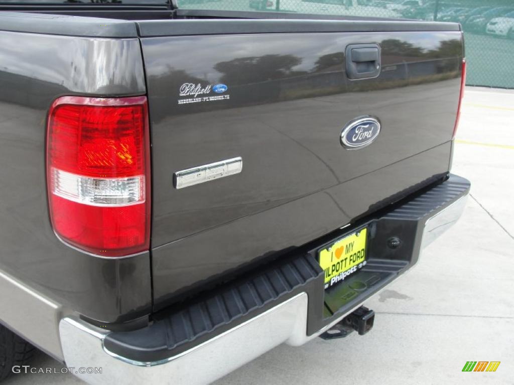 2005 F150 XLT SuperCrew - Dark Stone Metallic / Tan photo #20