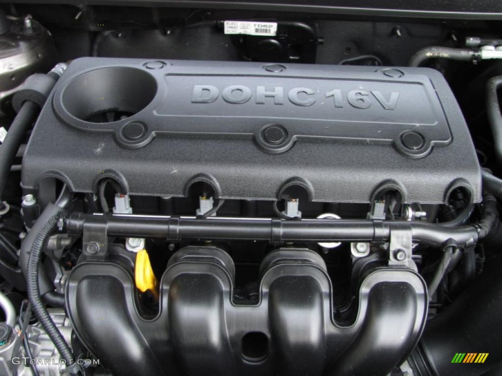 2010 Kia Forte EX 2.0 Liter DOHC 16-Valve CVVT 4 Cylinder Engine Photo #40545537