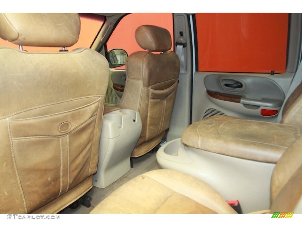 2003 F150 King Ranch SuperCrew - Oxford White / Castano Brown Leather photo #23