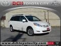 2007 Arctic Frost Pearl White Toyota Sienna XLE Limited AWD  photo #1