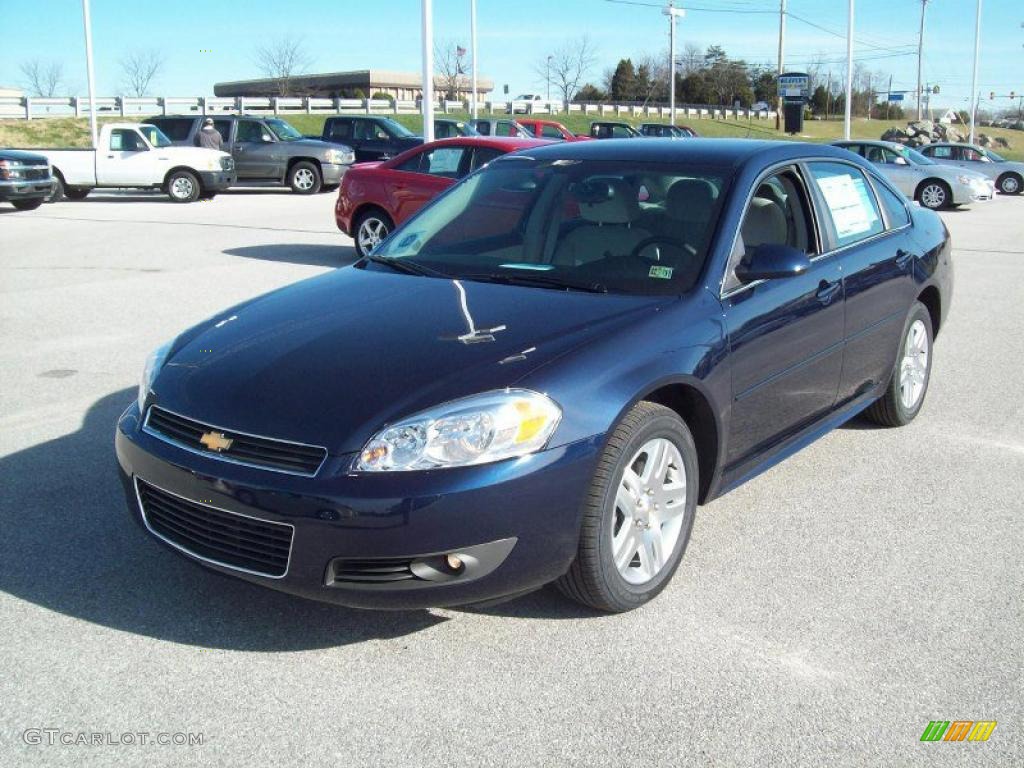 2011 Impala LT - Imperial Blue Metallic / Gray photo #11